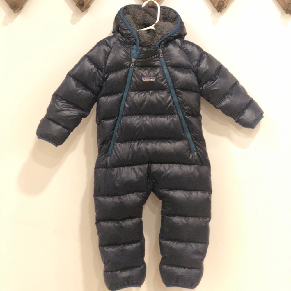 Patagonia 6-12 mo Hi-Loft down sweater bunting